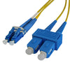 FIBER OPTIC PATCH CORD SC-LC 1M DUPLEX SINGLEMODE 9/125UM YEL