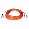 FIBER OPTIC PATCH CORD SC-SC 60M DUPLEX MM 62.5/125UM OFNR ORG