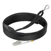 FIBER OPTIC PATCH CORD LC-LC 180 meters indoor/outdoor blk ofnr
