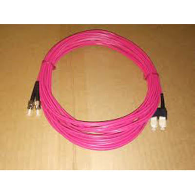 FIBER OPTIC PATCH CORD ST-SC 10M DUPLEX MUTIMODE 62.5/125 RED