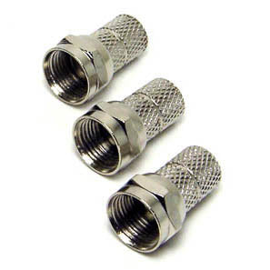 F PLUG RG59 TWIST ON