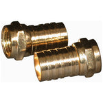 F PLUG RG6 CRIMP GOLD