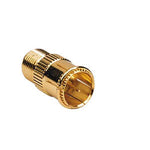 F ADAPTER PLUG-JACK PUSH TYPE GOLD PLATED