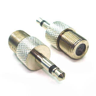 F ADAPTER JACK-3.5MONO AUDIO PLUG{{