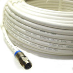 VIDEO CABLE RG6U F M/M 15FT WHT