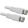 VIDEO CABLE RG6U F M/M 100FT WHT