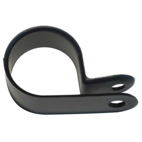 CABLE CLAMP 4.5MM BLK MTG HOLE 5.4MM NYLON{{