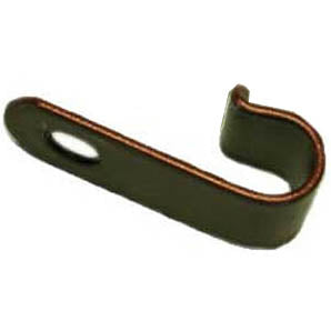 CABLE CLAMP 3.2MM BROWN ALUMINI