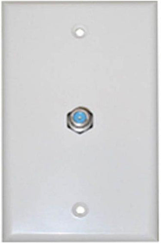 WALL PLATE F FEM 1POS PLAS WHT