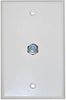 WALL PLATE F FEM 1POS PLAS WHT
