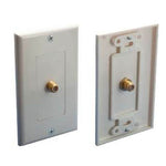 WALL PLATE F FEM 1POS DECORA WHT