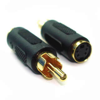 S-VIDEO ADAPT JACK-RCA  PL