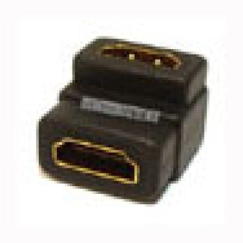 HDMI FEM-FEM ADAPTER RIGHT ANGLE