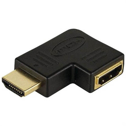 HDMI MALE-FEM ADAPTER FLAT LEFT VERTICAL