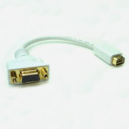MINI DVI MALE-VGA FEM FOR MAC PC
