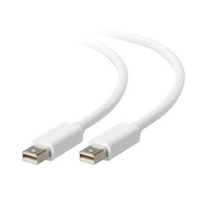 MINI DISPLAYPORT CABLE M/M 10FT WHITE