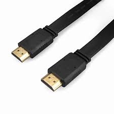HDMI TO HDMI CABLE FLT 4K 10FT BLACK