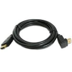 HDMI TO HDMI CABLE 6FT 1.4V BLK RA TO STRAIGHT PLUG