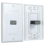 WALL PLATE HDMI 1PORT WHITE