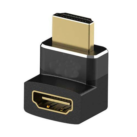 HDMI MALE-FEM ADAPTER RIGHT ANGLE UPWARDS