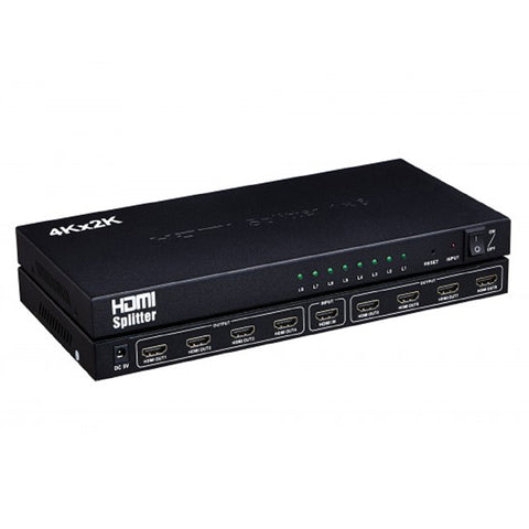 HDMI SPLITTER 1X8 POWERED 1 INPUT TO 8 SUPPORT 3D