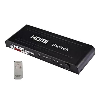 HDMI SWITCH BOX 5WAY PUSH/REMOTE 5 INPUTS / 1 OUTPUT