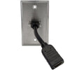 WALL PLATE HDMI 1PORT STAINLESS STEEL