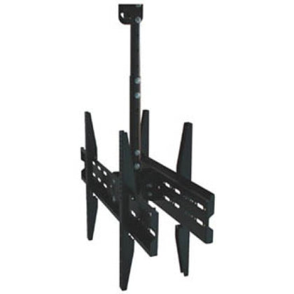 TV CEILINGMOUNT DUAL 37-75IN TILT/SWIVEL 175LB BLK