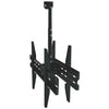 TV CEILINGMOUNT DUAL 37-75IN TILT/SWIVEL 175LB BLK