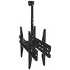 TV CEILINGMOUNT DUAL 37-75IN TILT/SWIVEL 175LB BLK