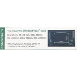 TV WALLMOUNT UPTO 39IN TILT 55LBS