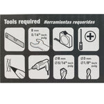 TV WALLMOUNT UPTO 39IN 44LB