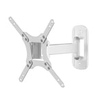 TV WALLMOUNT 12-39IN TILT/SWIVEL 44LB FOLDS FLAT/EXTENDS WHT