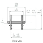 TV WALLMOUNT 26-42IN TILT 60LB BLK