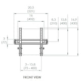 TV WALLMOUNT 26-42IN TILT 60LB BLK