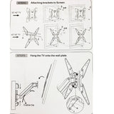 TV WALLMOUNT UPTO 32-55IN TILT SWIVEL 50LBS
