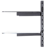 AUDIO VIDEO WALLMOUNT 22LB DUAL SHELF GLASS