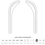 SOUNDBAR BRACKET UNIVERSAL UPTO 15KG