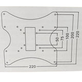 TV CEILINGMNT 10-37IN TILT & SWIVEL 66LB SILVER