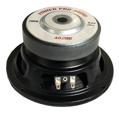 SPEAKER RND 8R 200W MAX 6IN BLK 90DB 30-5KHZ
