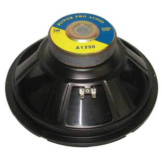 SPEAKER RND 8R 250W MAX 12IN 92DB 25-4KHZ