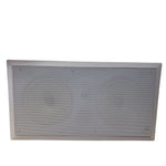 SPEAKER IN-WALL 8R 120W RECT WHT 10 3/8 X 20 3/16IN CUT-OUT