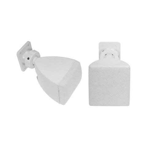 SPEAKER WALL MOUNT 1PAIR/SET WHT 8R 10W OUTDOOR