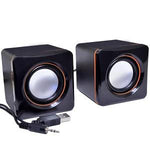 SPEAKER PC USB AUDIO OUTPUT 5W CUBE (1PAIR/SET)