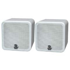 SPEAKER MINI CUBE 8R 200W 4IN WHITE