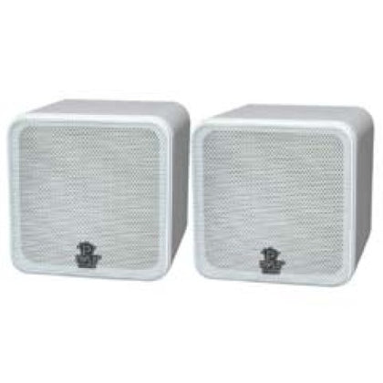 SPEAKER MINI CUBE 8R 200W 4IN WHITE