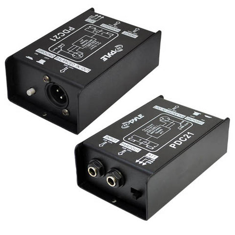 AUDIO CONVERTER UNBALANCED TO BALANCED IP-1/4IN MONO OP-XLR 3P