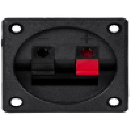 SPEAKER TERM 2POS RECT RD/BK