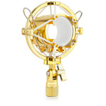 MICRPHONE SHOCK HOLDER GOLD FOR 44-47MM MIC