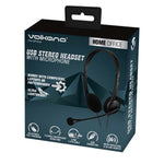 HEADPHONE MONO W/MIC BLK